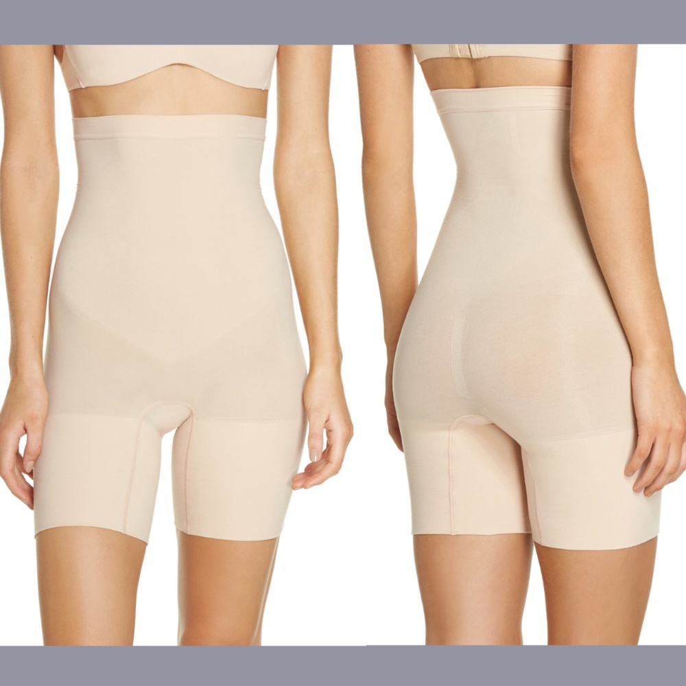 NEW $38 Spanx [ Medium ] Higher Power Shaping Shorts in Soft Nude